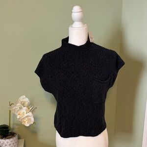 Charcoal FP Beach Cropped Sweater